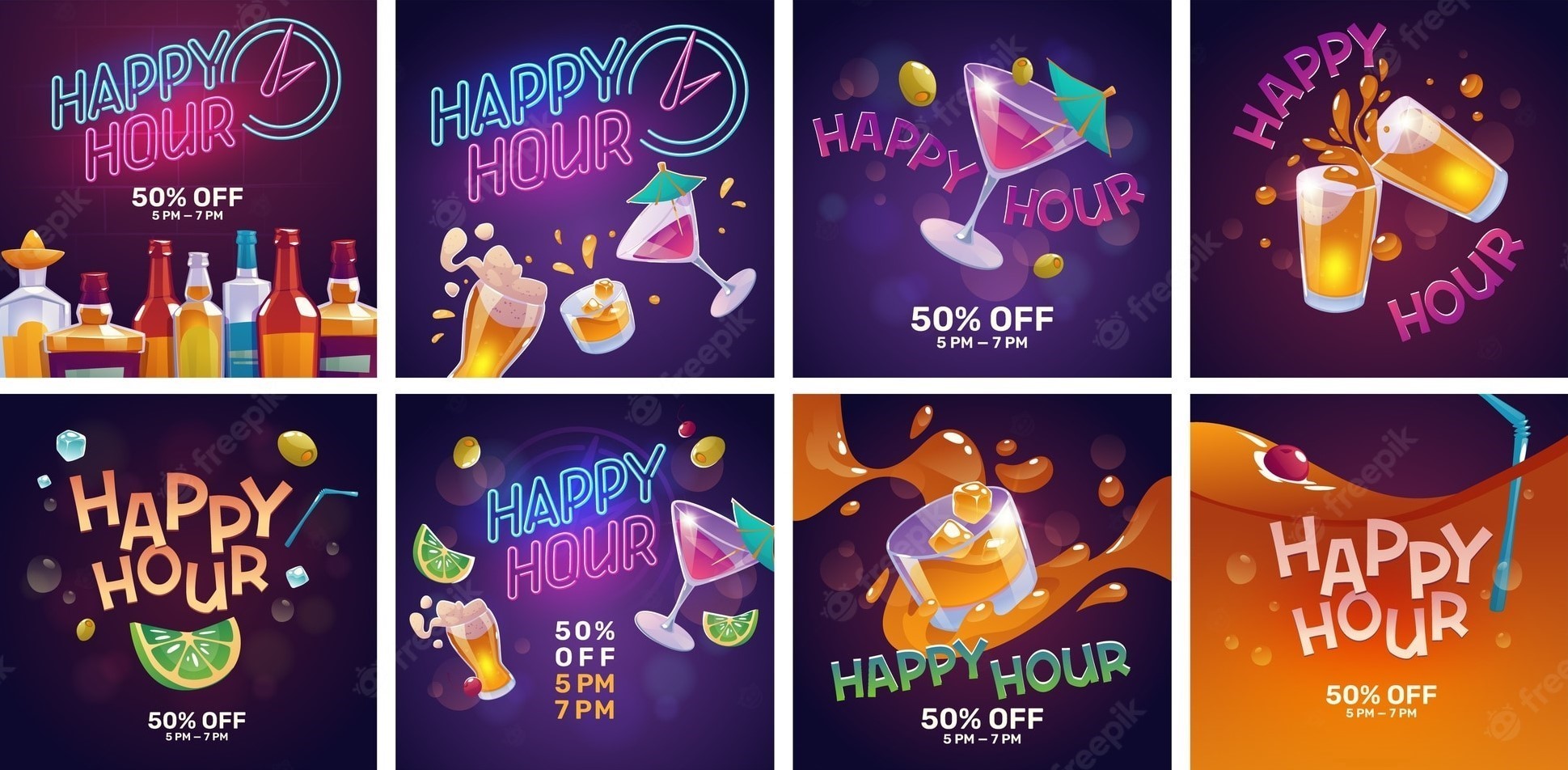 Banner del Happy Hour